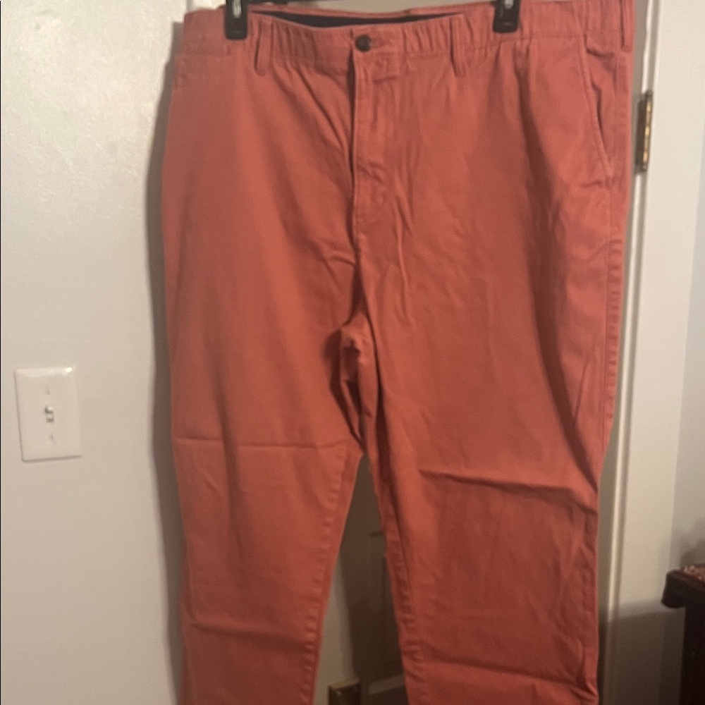Men's Coral Chinos, coral color, 44/30